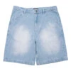 Passport Workers Club Shorts - Faded Wash Light Indigo 1 Passport Workers Club Shorts - Faded Wash Light Indigo -DADDIES Skate Gear BQ8414B 1