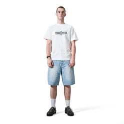 Passport Workers Club Shorts - Faded Wash Light Indigo 11 Passport Workers Club Shorts - Faded Wash Light Indigo -DADDIES Skate Gear BQ8414B 5