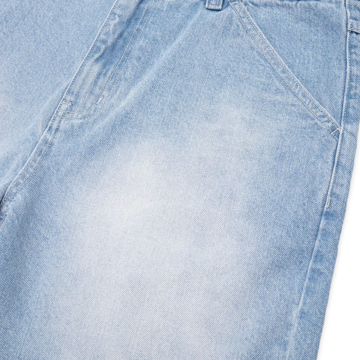 Passport Workers Club Jeans - Faded Wash Light Indigo 7 Passport Workers Club Jeans - Faded Wash Light Indigo - Image 5