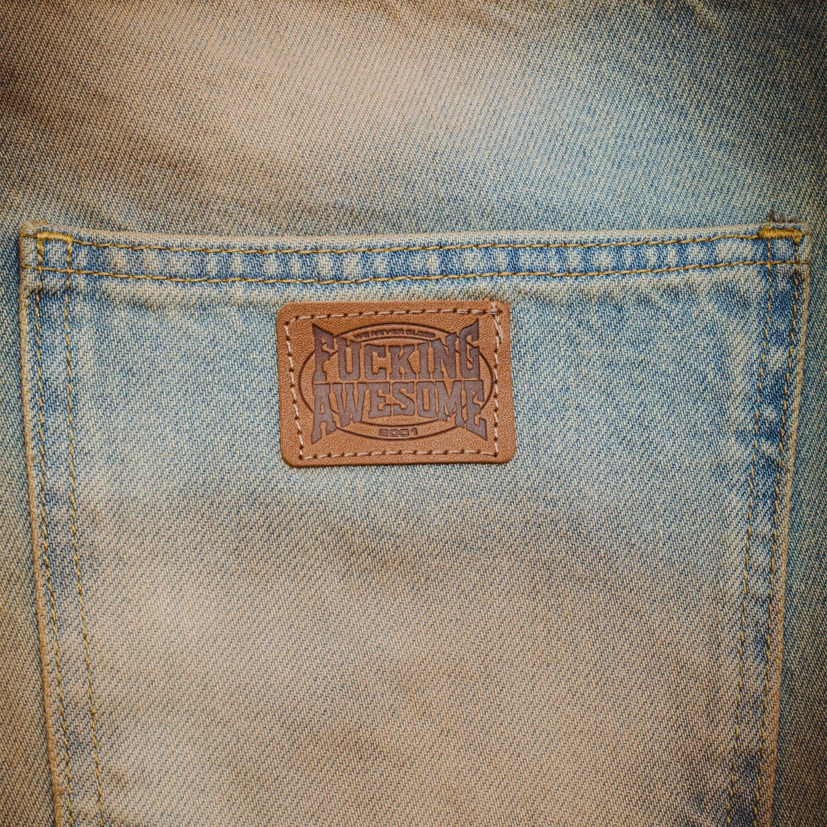Fucking Awesome Fecke Washed Jeans - Washed 5 Fucking Awesome Fecke Washed Jeans - Washed - Image 3