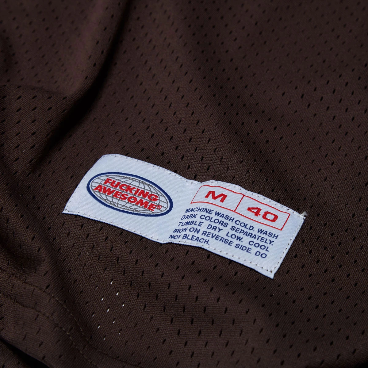 Fucking Awesome Stamp Logo Practice Jersey - Brown 6 Fucking Awesome Stamp Logo Practice Jersey - Brown - Image 4