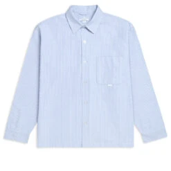 CCS Box Oxford Shirt - Blue Stripe