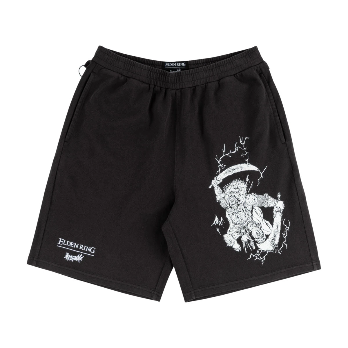 Welcome X Elden Ring Radahn Shorts - Black 3 Welcome X Elden Ring Radahn Shorts - Black