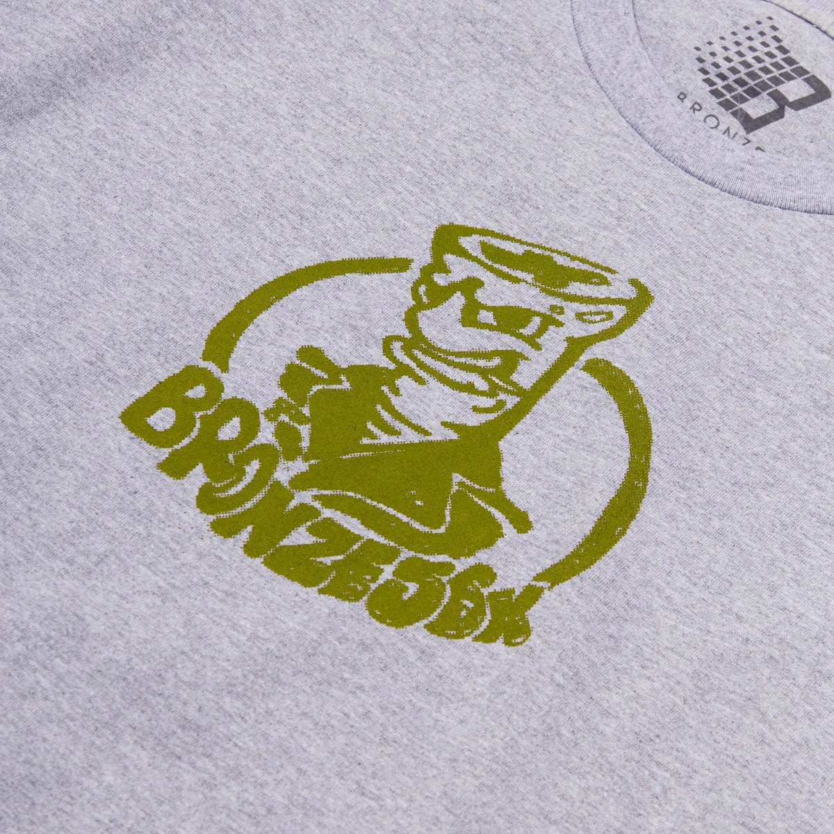 Bronze 56k The Bolt T-Shirt - Heather Grey 4 Bronze 56k The Bolt T-Shirt - Heather Grey - Image 2