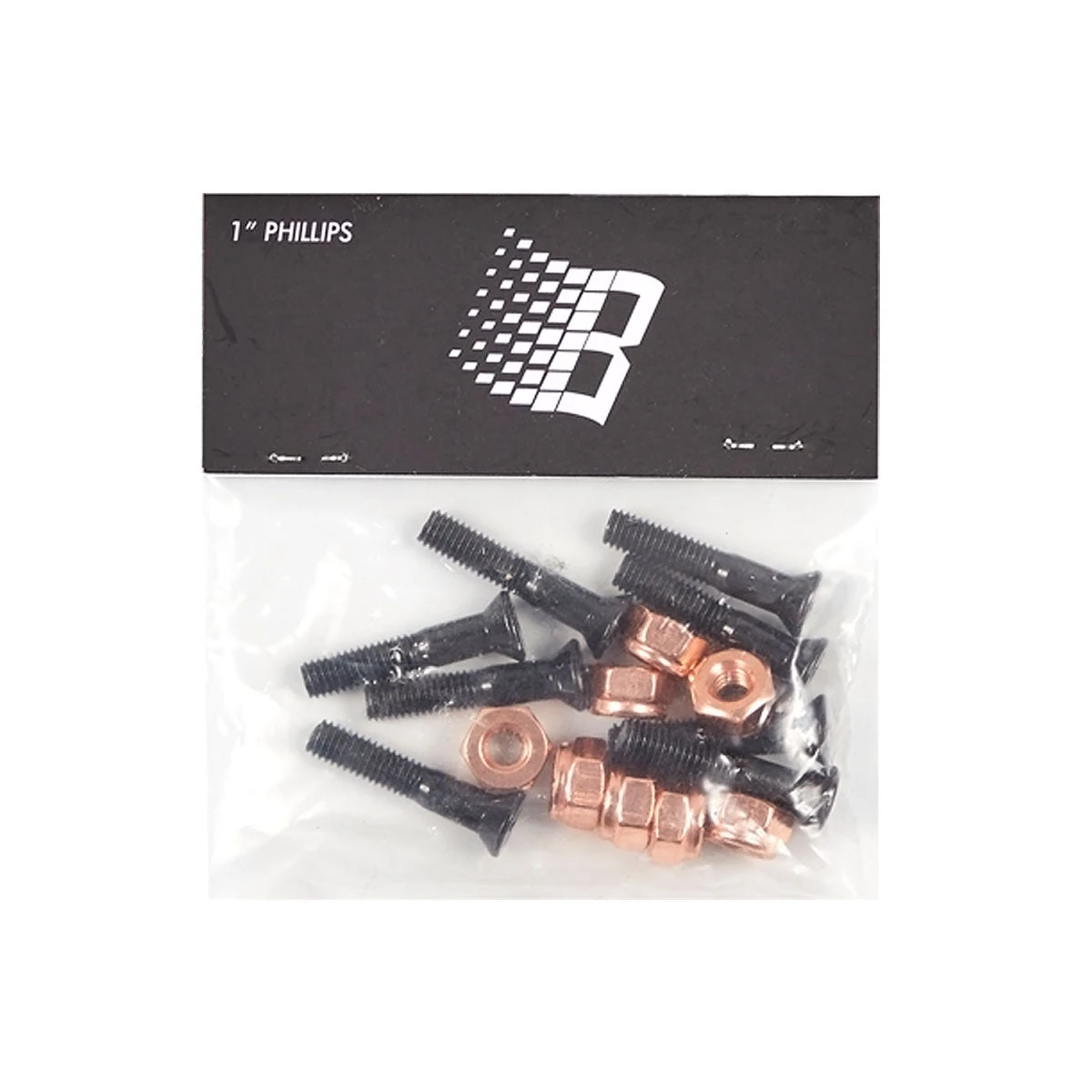 Bronze 56k Jet Pack Phillips Hardware - Black/Bronze - 1" 3 Bronze 56k Jet Pack Phillips Hardware - Black/Bronze - 1"