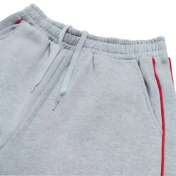 Hoddle Bermuda Jersey Shorts - Grey -DADDIES Skate Gear BQ84CAD 4