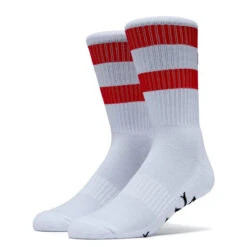 Hoddle Old English Socks - White
