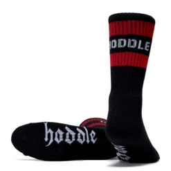 Hoddle Old English Socks - Black -DADDIES Skate Gear BQ84CC9 2