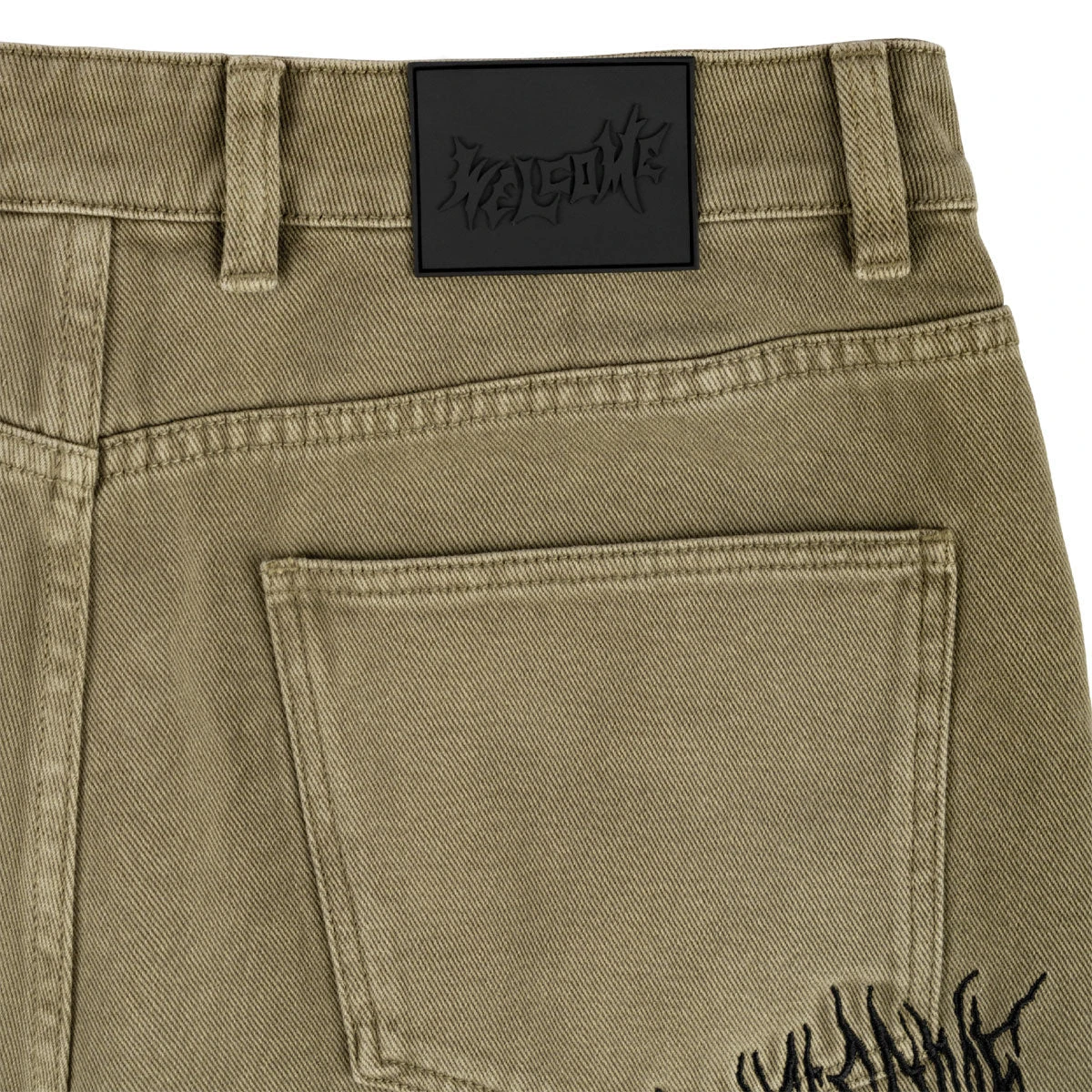 Welcome Chasm Baggy Denim Shorts - Cedar 6 Welcome Chasm Baggy Denim Shorts - Cedar - Image 4