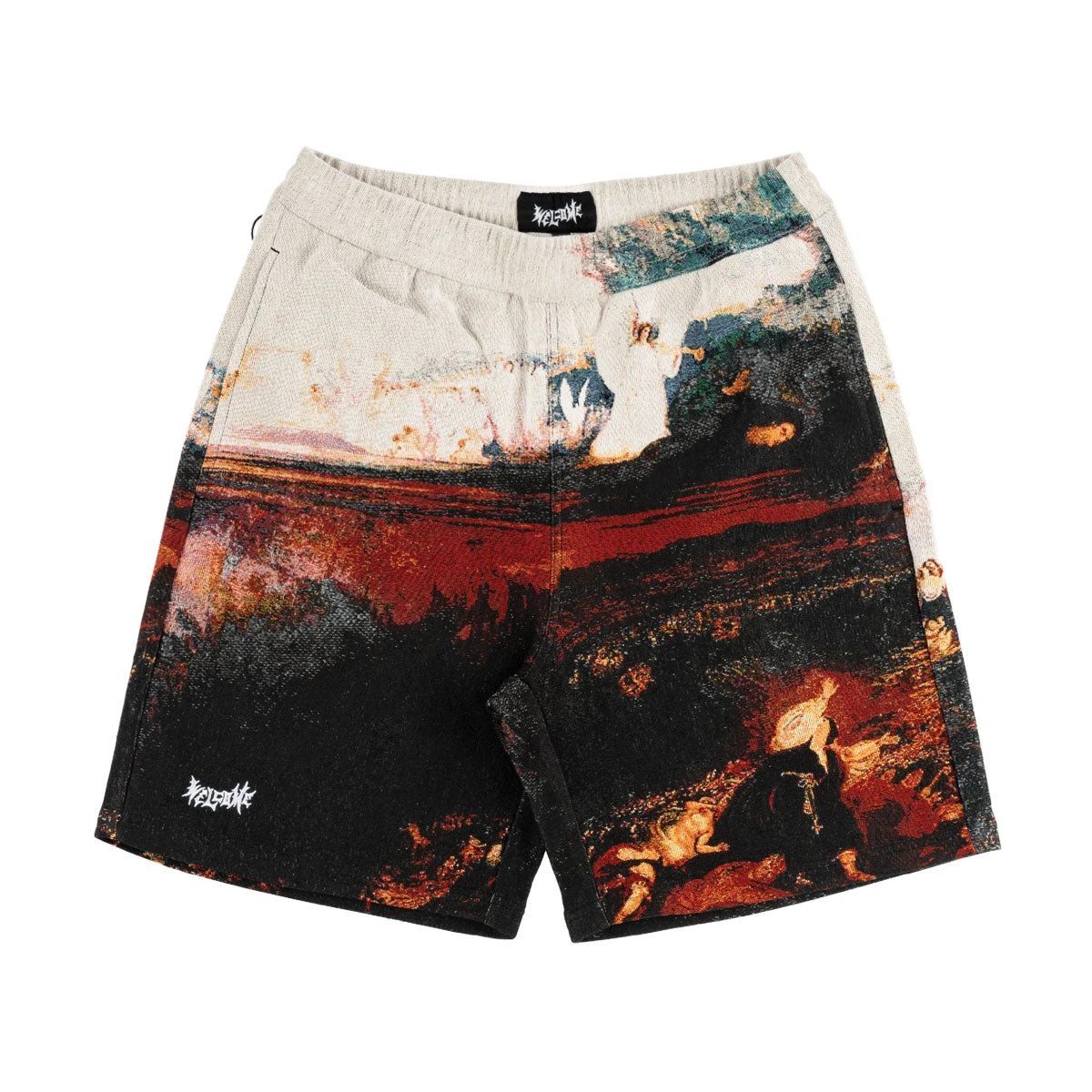 Welcome Rapture Tapestry Shorts - Bone 3 Welcome Rapture Tapestry Shorts - Bone