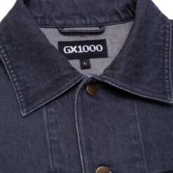 GX1000 Chore Coat Jacket - Dark Blue Wash 9 GX1000 Chore Coat Jacket - Dark Blue Wash -DADDIES Skate Gear BQ8547C 3