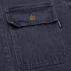 GX1000 Chore Coat Jacket - Dark Blue Wash 10 GX1000 Chore Coat Jacket - Dark Blue Wash -DADDIES Skate Gear BQ8547C 4