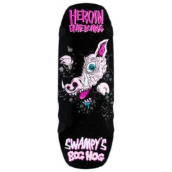 Heroin Swampy's Bog Hog Skateboard Deck - 10.75"
