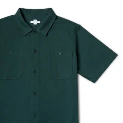 CCS Heavy Cotton Work Shirt - Hunter Green -DADDIES Skate Gear BQ85891 3