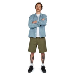 CCS Surplus Herringbone Shorts - Olive -DADDIES Skate Gear BQ85A1B 7