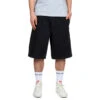 CCS Pleated Chino Shorts - Black -DADDIES Skate Gear BQ85A25 5
