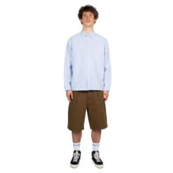 CCS Pleated Chino Shorts - Brown 9 CCS Pleated Chino Shorts - Brown -DADDIES Skate Gear BQ85A39 8