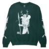 Metal Odin Fleece Sweatshirt - Forest Green
