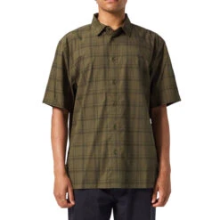 Former Windowpane Shirt - Olive