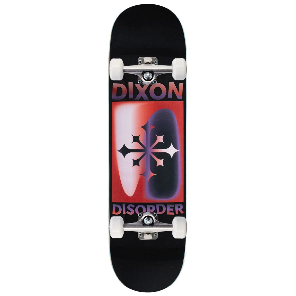 Disorder Gradient Clive Dixon Skateboard Complete - Black/Red - 8.50" 3 Disorder Gradient Clive Dixon Skateboard Complete - Black/Red - 8.50"