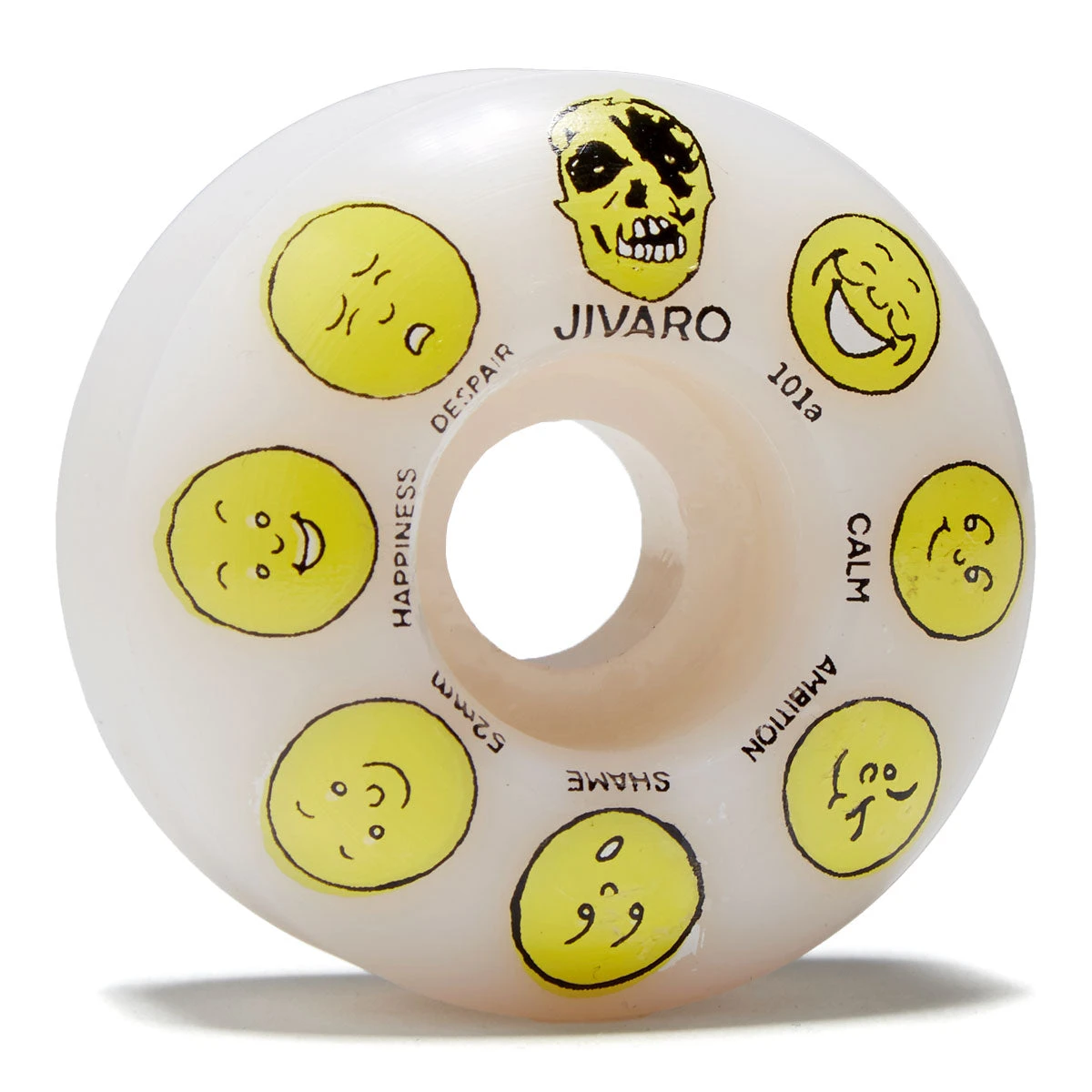 Jivaro Cashd 101a Skateboard Wheels - 52mm 3 Jivaro Cashd 101a Skateboard Wheels - 52mm