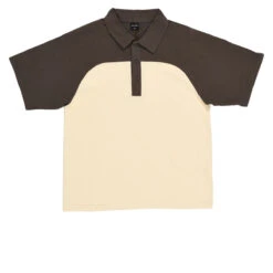 Quasi Leslie Raglan Polo Shirt - Earth