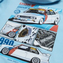 DGK Group 5 Hoodie - Blue Aqua -DADDIES Skate Gear BQ87BBB 3