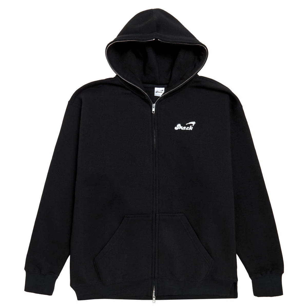 Snack Chrome Face Zip Up Hoodie - Black 3 Snack Chrome Face Zip Up Hoodie - Black