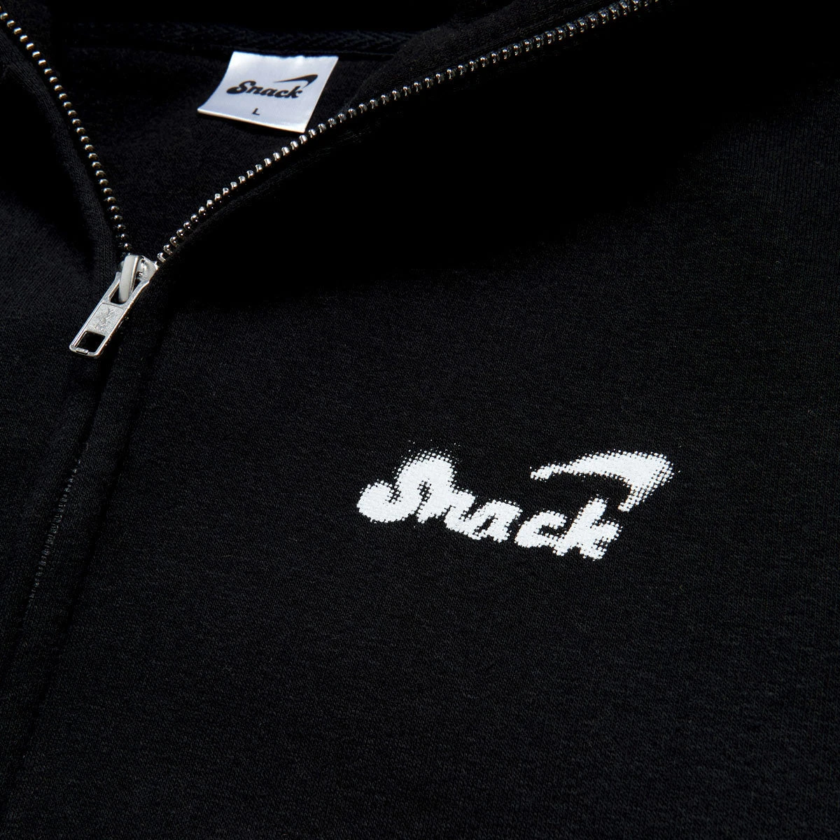 Snack Chrome Face Zip Up Hoodie - Black 5 Snack Chrome Face Zip Up Hoodie - Black - Image 3