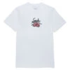 Snack Raspberry T-Shirt - White -DADDIES Skate Gear BQ886AD 1