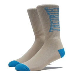 Theories Punchout Socks - Cream/Blue