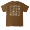Skate Jawn Shipping T-Shirt - Brown -DADDIES Skate Gear BQ8911E 1
