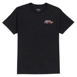Pepper Wagon Pocket T-Shirt - Black