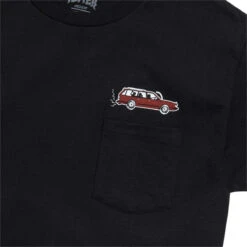 Pepper Wagon Pocket T-Shirt - Black -DADDIES Skate Gear BQ8929F 3
