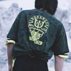 Evisen Best Match T-Shirt - Camoflauge -DADDIES Skate Gear BQ892DC 4