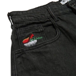 Evisen Sushi Denim Shorts - Black 9 Evisen Sushi Denim Shorts - Black -DADDIES Skate Gear BQ892EA 3