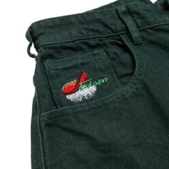 Evisen Sushi Denim Shorts - Green -DADDIES Skate Gear BQ892EC 3