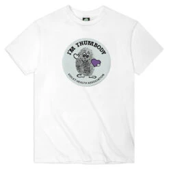 Violet I'm Thumbody T-Shirt - White