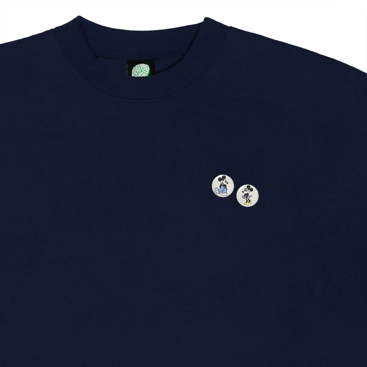 Violet Mickey Loves Minnie Crew Sweatshirt - Navy 4 Violet Mickey Loves Minnie Crew Sweatshirt - Navy - Image 2