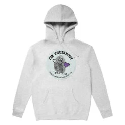 Violet I'm Thumbody Hoodie - Grey