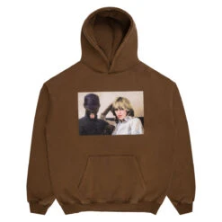 Violet On A Violet High Hoodie - Brown