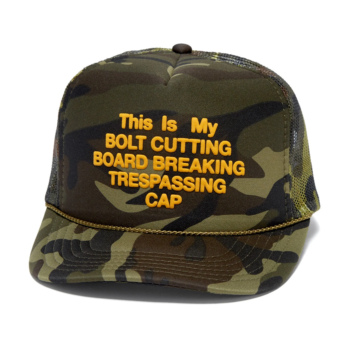 Deathwish Tresspassing Trucker Hat - Camo 3 Deathwish Tresspassing Trucker Hat - Camo