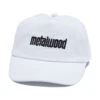 Metalwood Logo 5 Panel Hat - White -DADDIES Skate Gear BQ89C2F 1