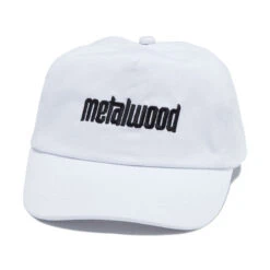 Metalwood Logo 5 Panel Hat - White