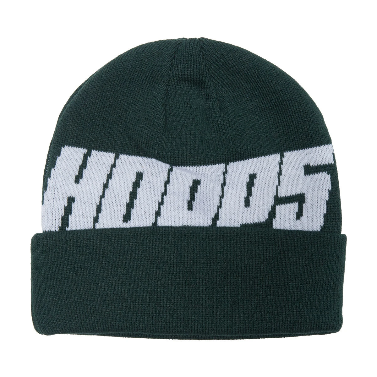 Hopps Big Hopps Knitted Beanie - Hunter Green/White 4 Hopps Big Hopps Knitted Beanie - Hunter Green/White - Image 2