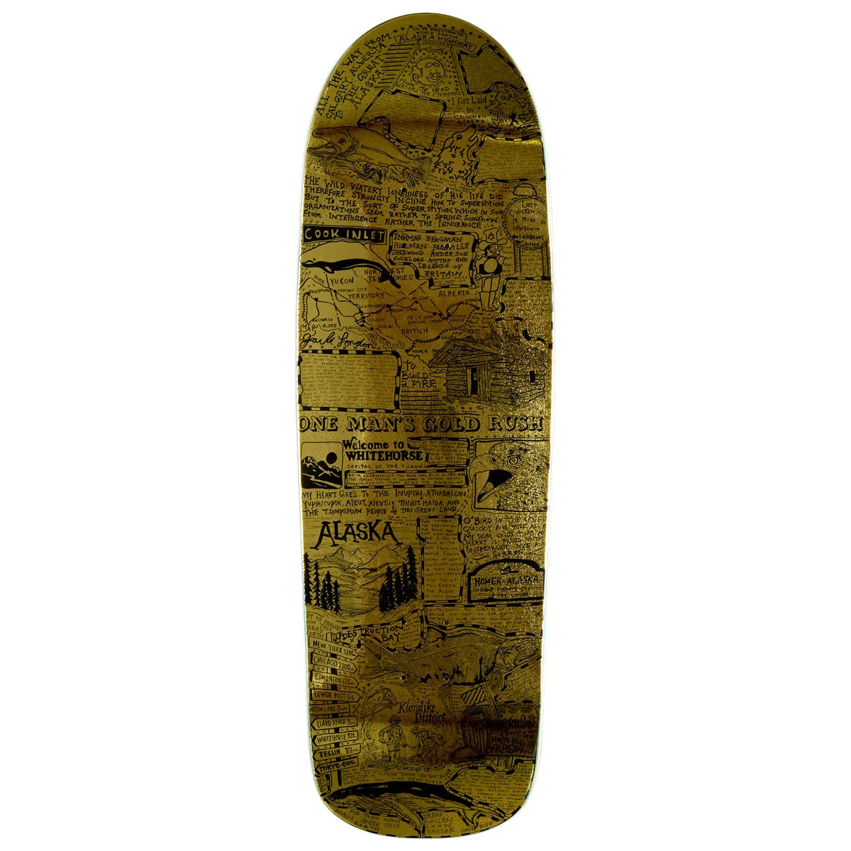 Heroin Craig Questions Goldrush Skateboard Deck - 10.00" 3 Heroin Craig Questions Goldrush Skateboard Deck - 10.00"