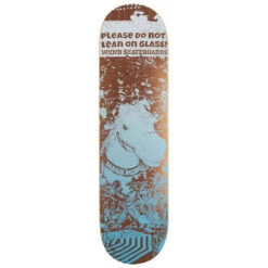 WKND Please Do Not Lean On Glass Sarah Meurle WB Skateboard Deck - Multi - 8.125"
