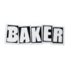 Baker Brand Logo Sticker - Black/White - SM -DADDIES Skate Gear BQ8B8EB 1