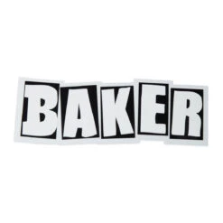 Baker Brand Logo Sticker - Black/White - SM