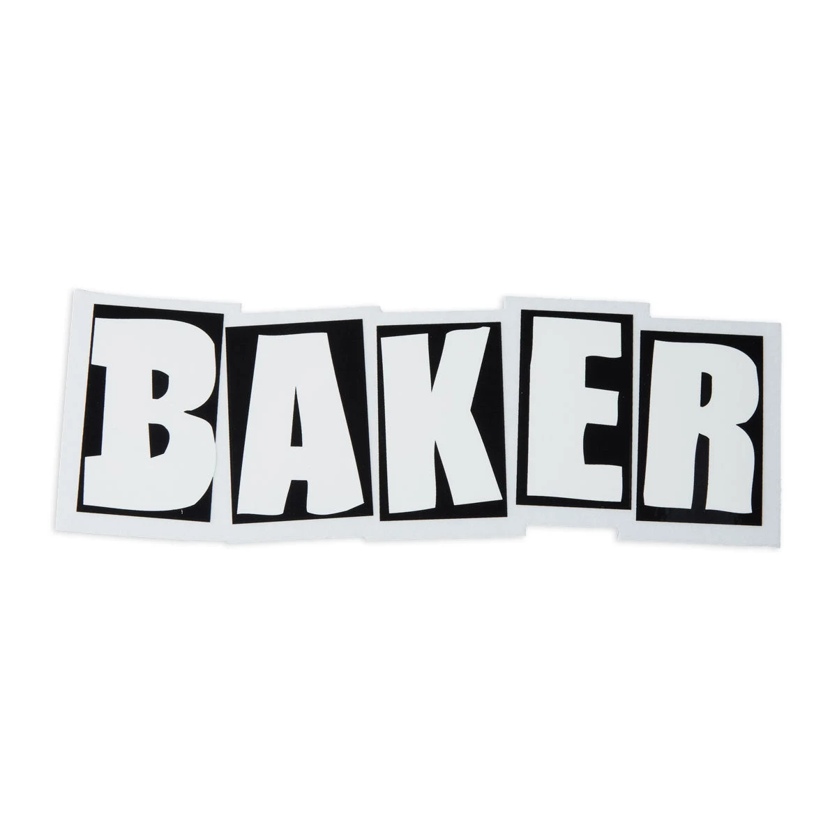 Baker Brand Logo Sticker - Black/White - SM 3 Baker Brand Logo Sticker - Black/White - SM